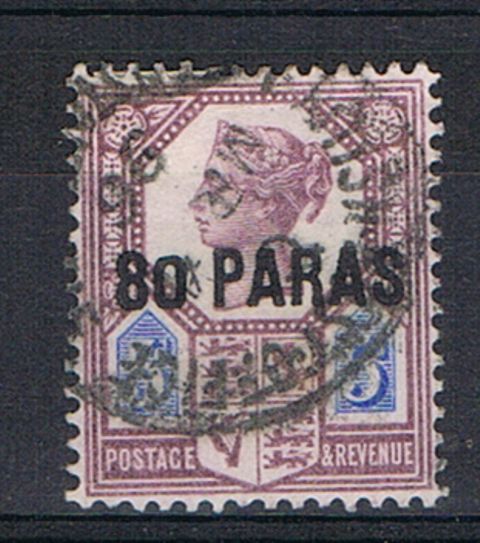 Image of British Levant SG 5a FU British Commonwealth Stamp